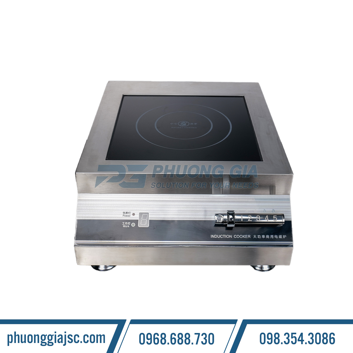 BẾP TỪ ĐƠN 3,5KW PHẲNG KÍNH