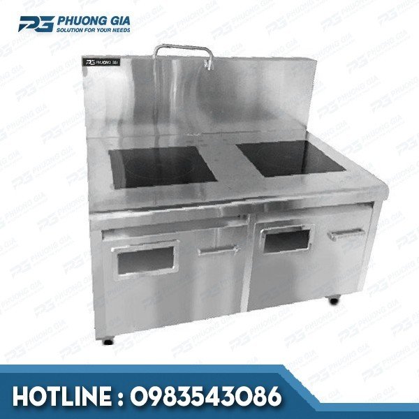 BẾP TỪ ĐÔI 30KW PHẲNG KÍNH