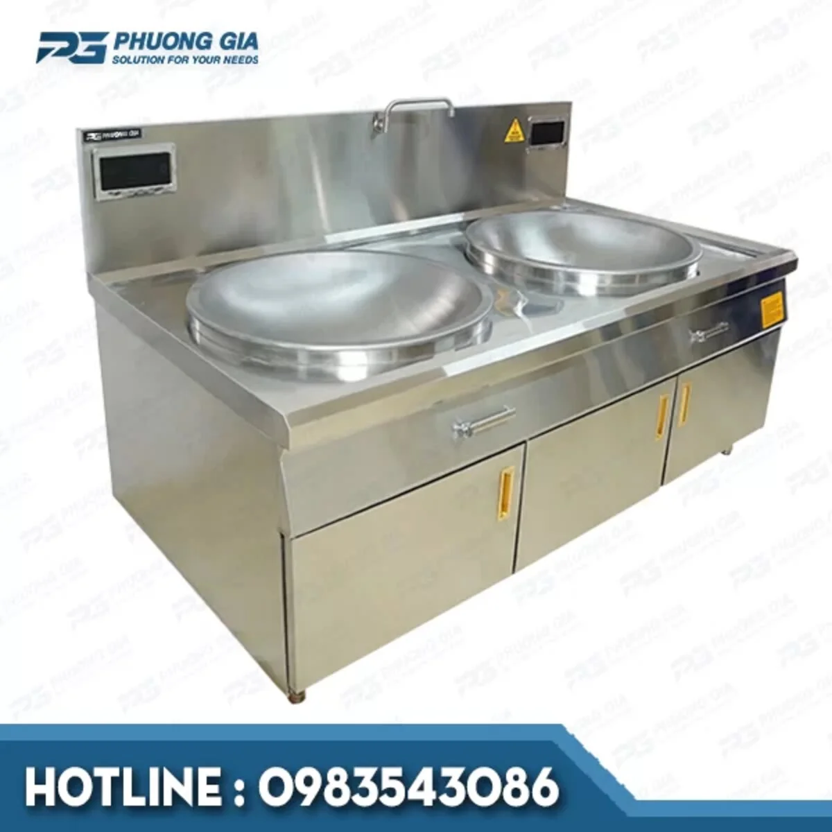 Bếp từ công nghiệp đôi cũ